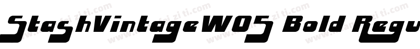 StashVintageW05 Bold Regular字体转换